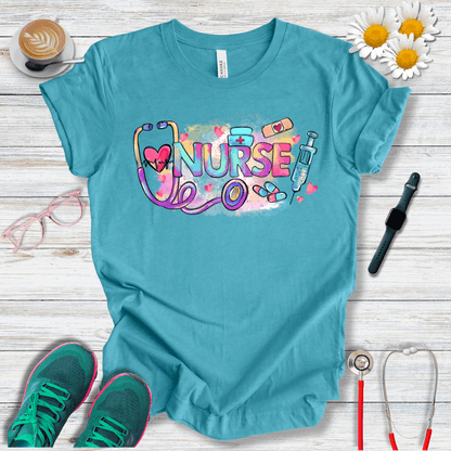 Nurse Retro Colors T-Shirt