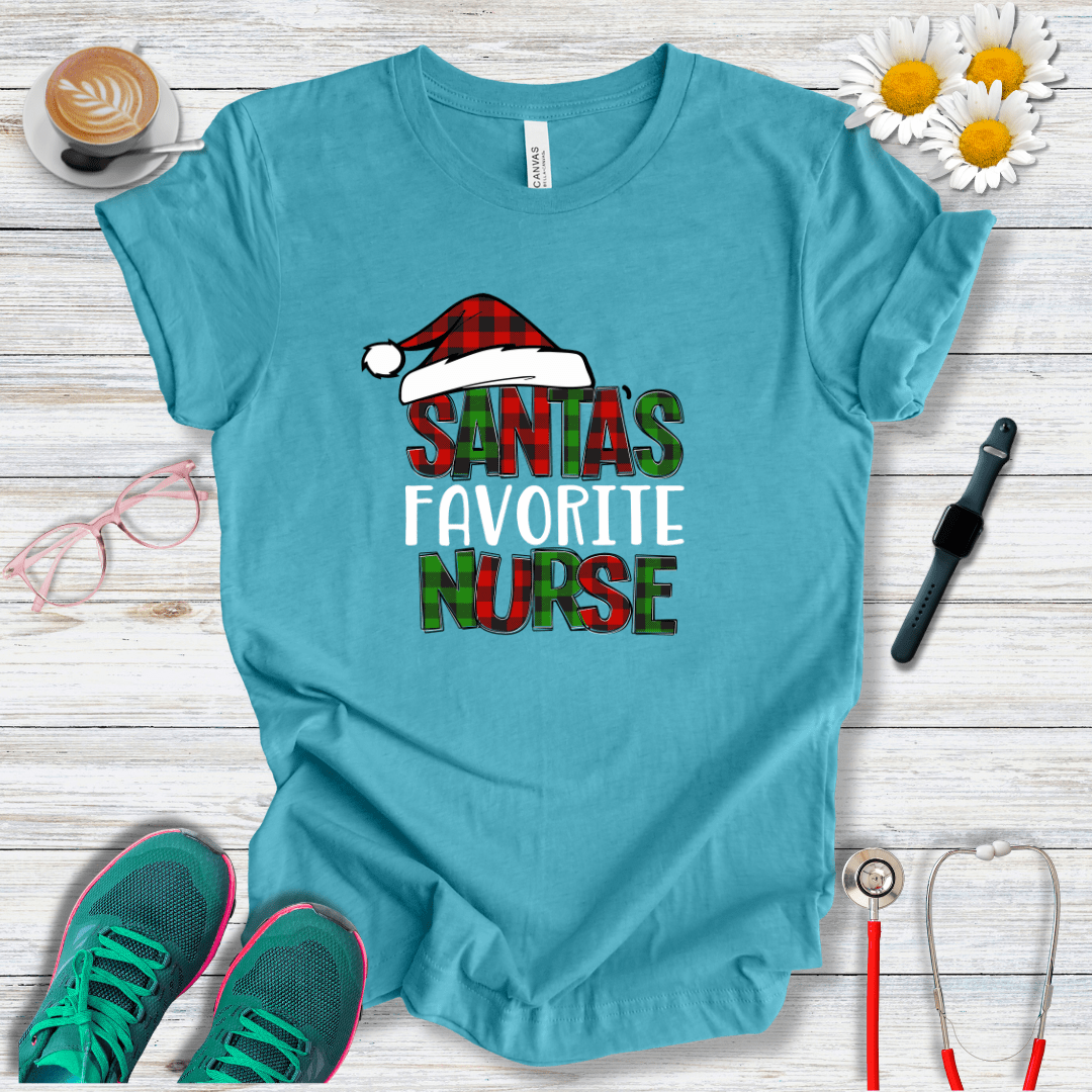Santa's Favorite Nurse T-Shirt