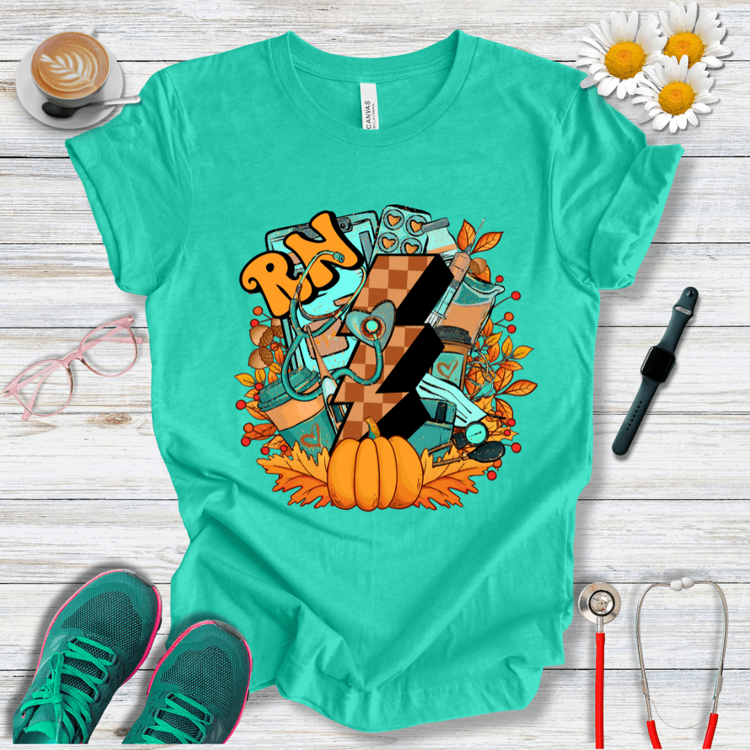 Fall Season Nurse  T-Shirt