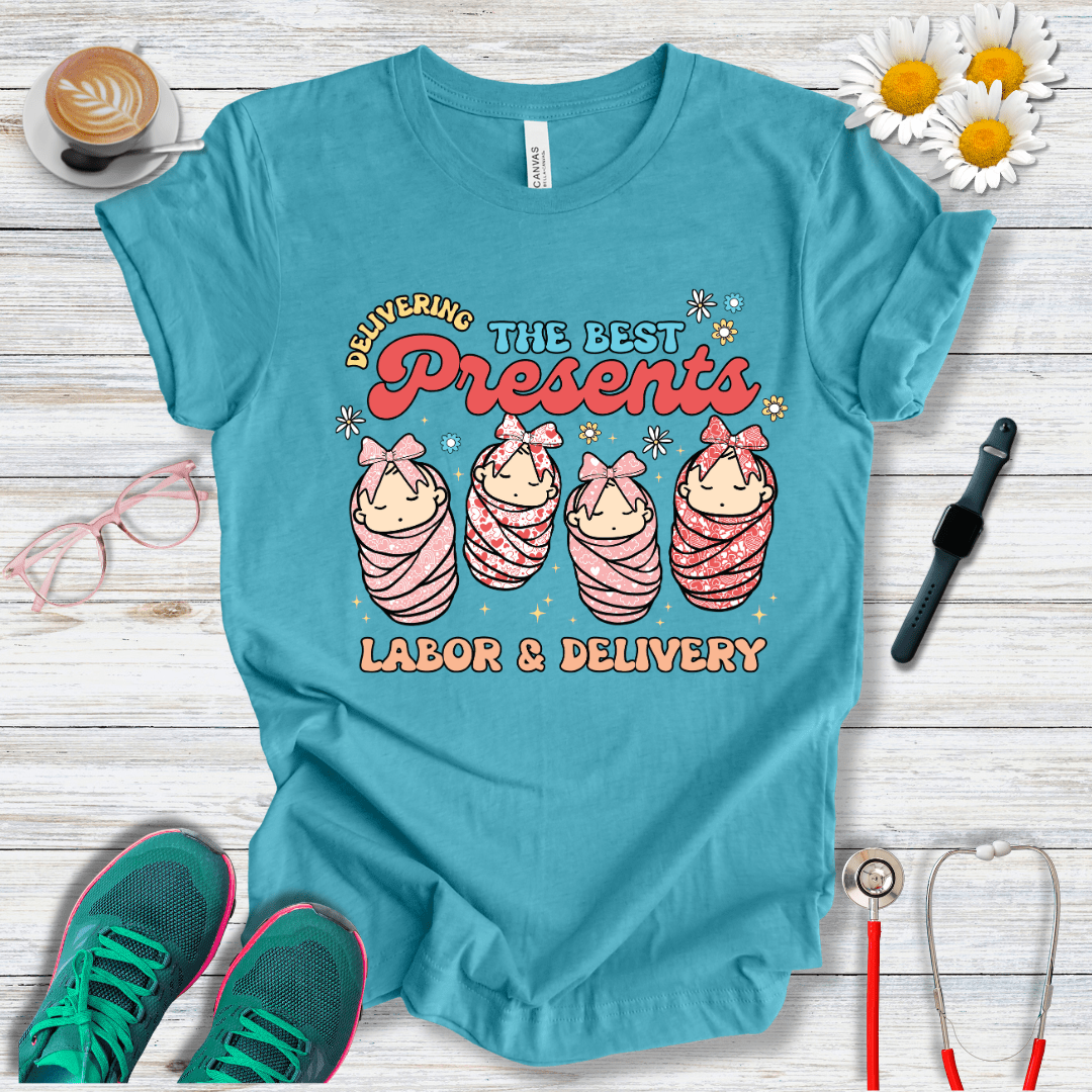 Delivering The Best Presents - Labor and Delivery T-Shirt